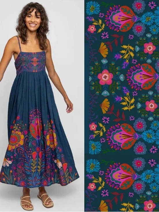 NATURAL LIFE Dresses & Skirts - Natural Life Floral Maxi Dress Multicolored Size Small